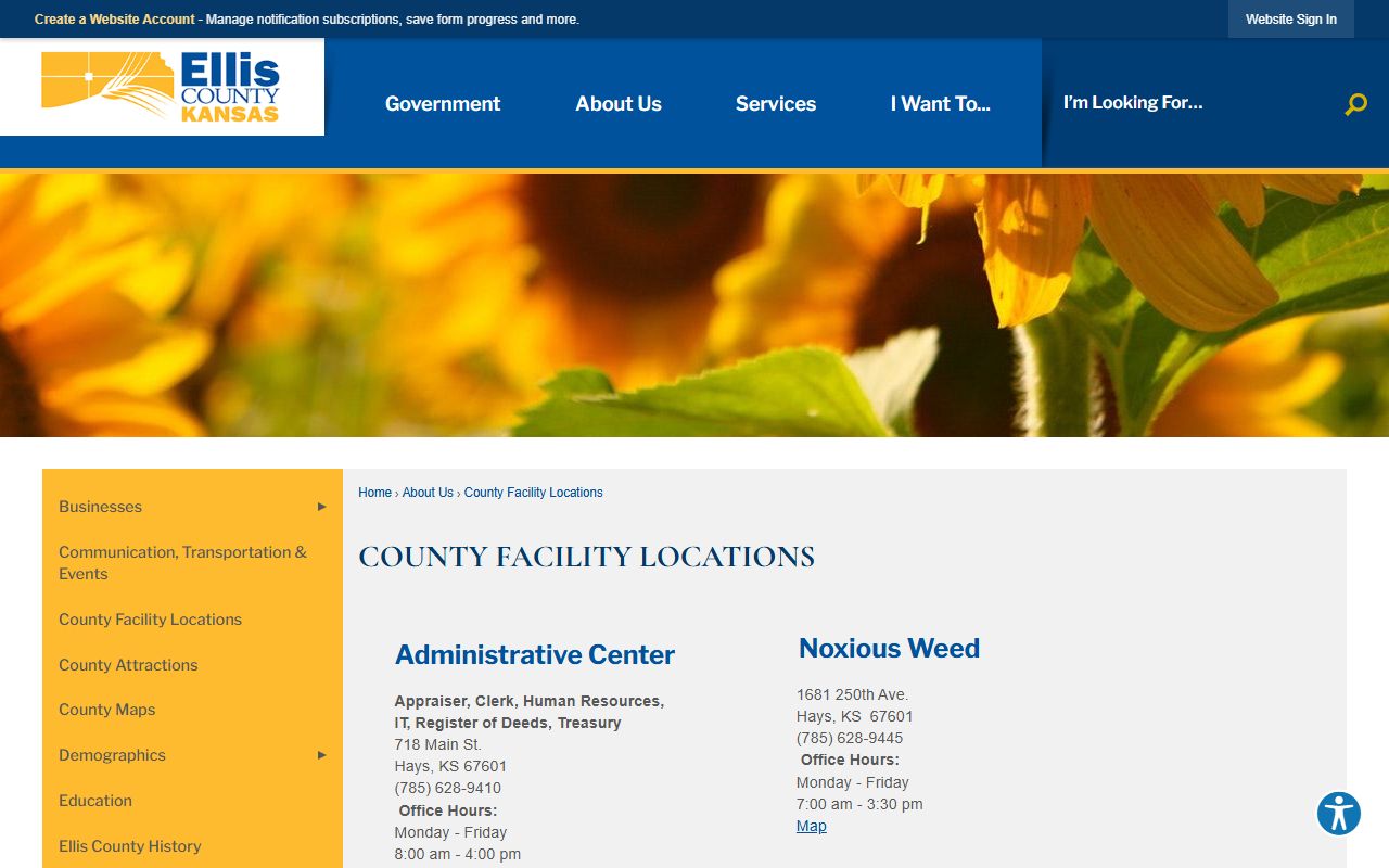 Ellis County court records courthouse and jail facility locations